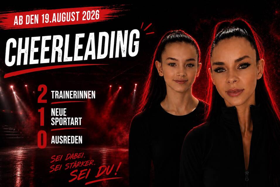 Cheerleader Trainerinnen des DTV Werbung