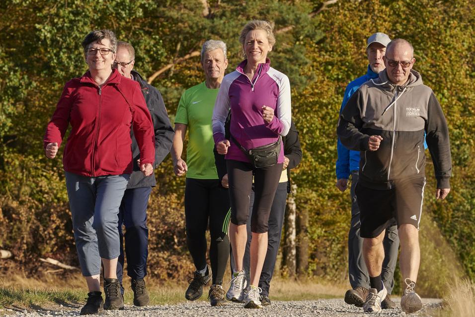 eine Gruppe Wanderer