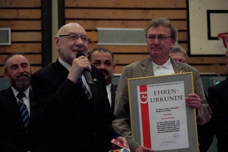 Rolf Haferkorn - Ehrung Karate DTV 1856-Verabschiedung