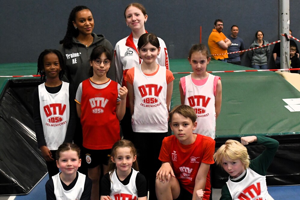 DTV Leichathleten/innen beim Bremer Kinderleichtathletik Sportfest 2026