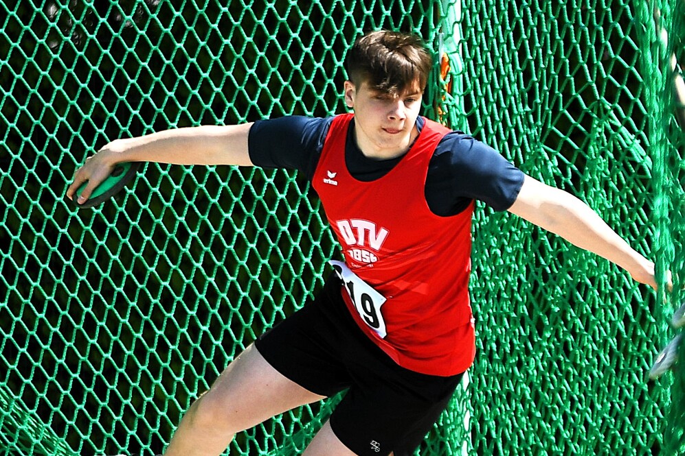 DTV 1856 Jonte back Bezirksmeisterschaft - Diskuswerfenetik Bezirkmeisterschaften - Jonte Back