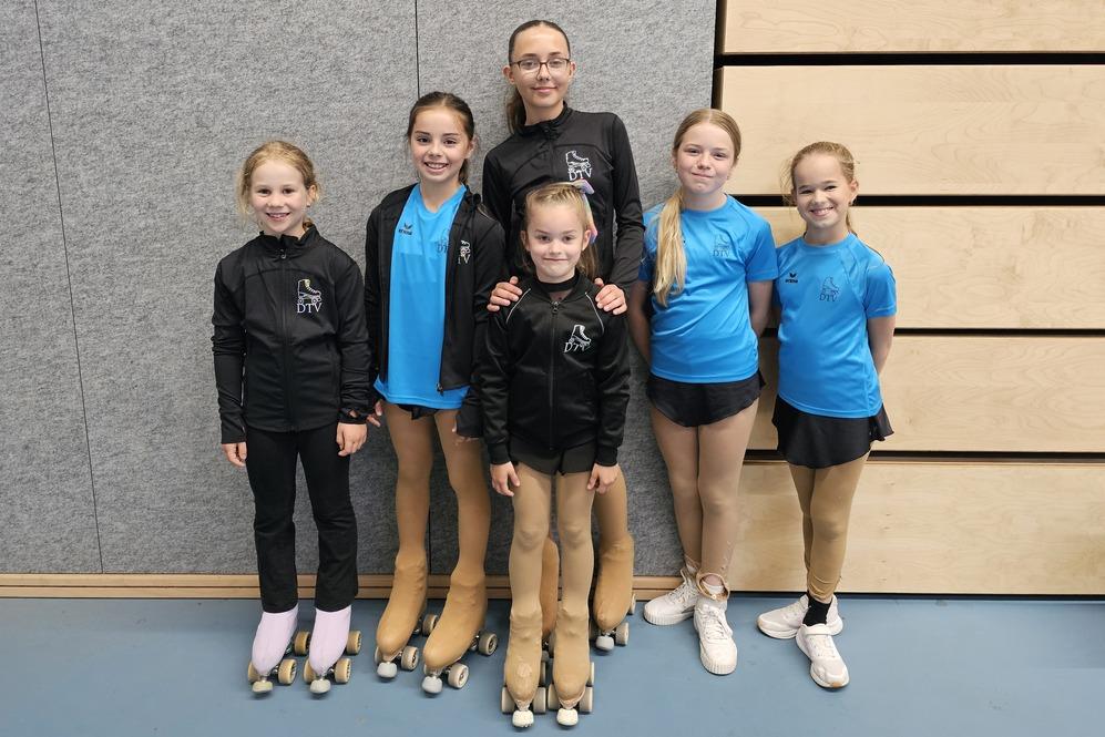 Delmenhorster Rollsportlerinnen Gruppenfoto