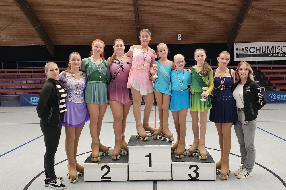 Rollkunstl&auml;uferinnen DTV 1856 in L&uuml;neburg 2025