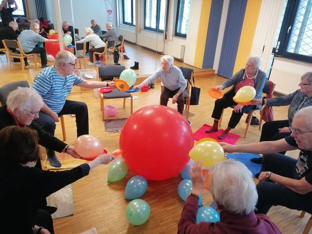 Trainierende Stuhlgymnastik Delmenhorster TV