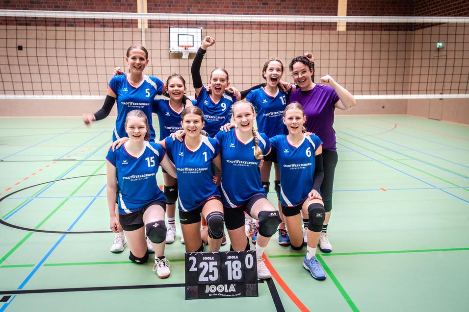 Volleyball U16w | Platz 1 und somit Regionsmeister 2024