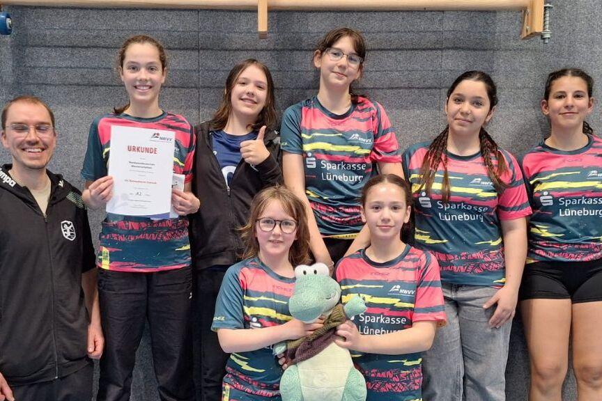 U14 Volleyballerinnen der VG Delmenhorst-Stenum (DTV)geh&ouml;ren zu den 12 besten Teams im Nordwestdeutschen Volleyball verband