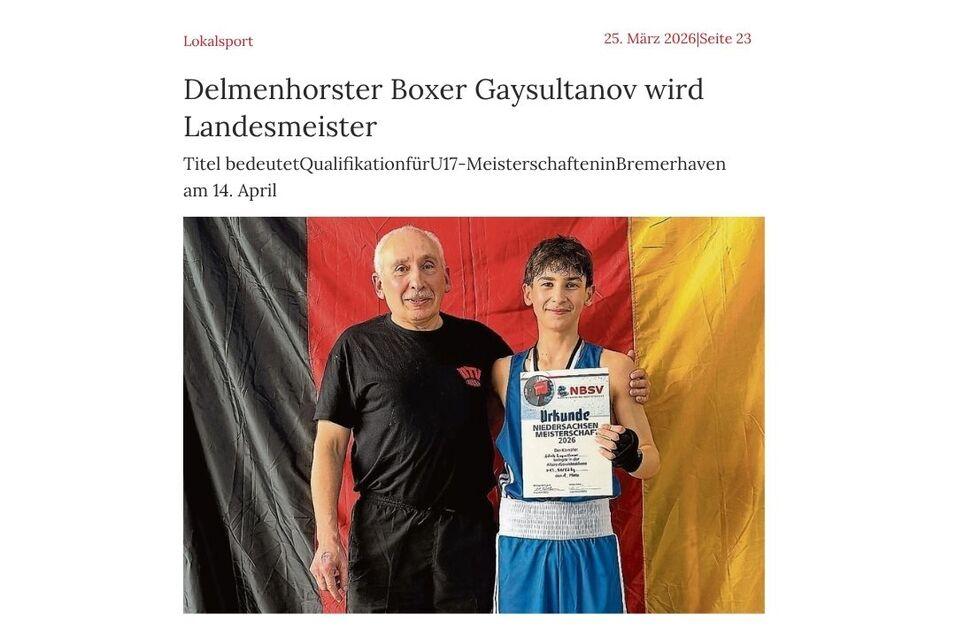 DK - Pressebericht DTV Boxer Landesmeister