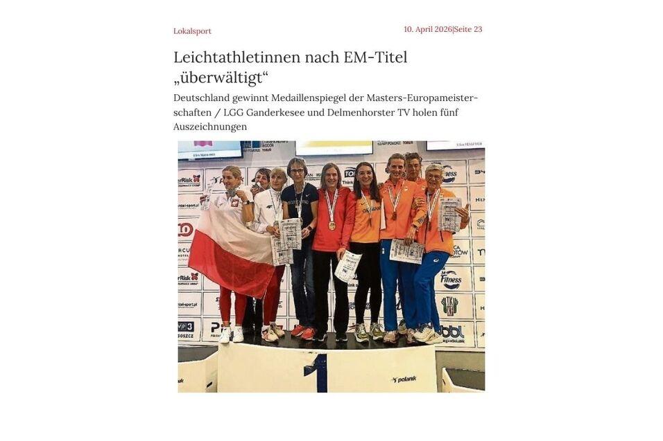 DK - Pressebericht Renate K&ouml;hler -Master EM &uuml;berw&auml;ltigt